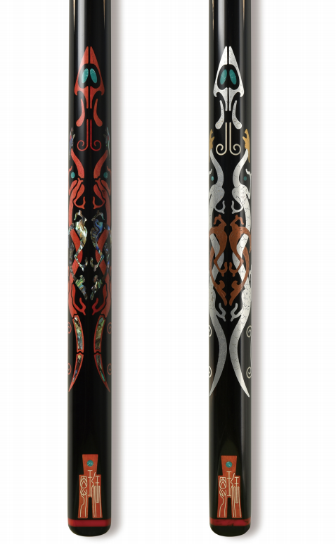  班恩Q系列/Q7台球杆手工一体杆套装中式八球九球斯诺克免漆手工杆